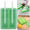 Reusable Silicone Ice Cream Mold Leakproof DIY Ice Cream Mold For Party Use