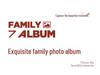 6-Inch Leather Slip-In Photo Album, Holds 5-Inch Photos, Commemorative Baby and Family Album, Large Capacity