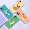 Чехол для телефона Pokemon Cute Eevee для Xiaomi Redmi Note 11 10 9 8 Pro 9S 10S 9A 9C, противоударный, K40 8T 7 9T, мягкий силиконовый чехол TPU