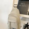 Unisex breast bag fashionable new trendy commuter small satchel versatile single shoulder casual messenger chest bag