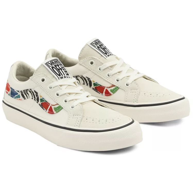 Vans Hanna Scott Sk8-Low Reissue SF Унисекс Мультиколор Белый Красный Зеленый VN0A4UWIA61