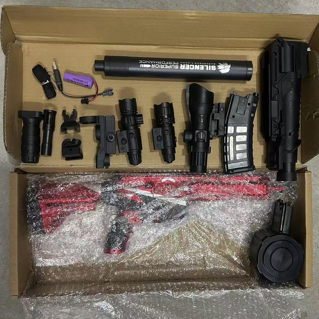 Assault Rifle Electric Burst Gel Bomb Fully Automatic Hand-Operated Kidsren's Toy Gun Launcher Hand-Operated Electric M416