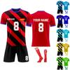 Personalised Shirts Kit Mens Girls With Name Number Custom Football Jerseys For Boys Training Suit