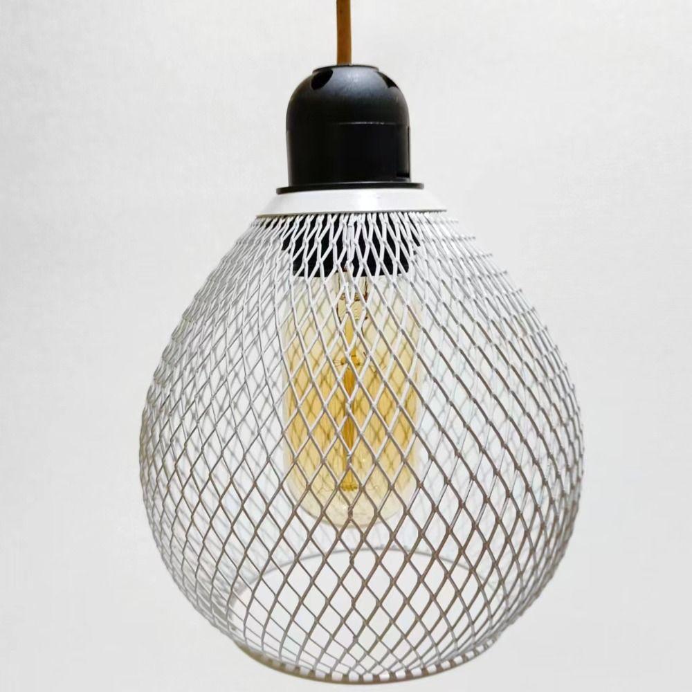 Mesh Ball Pendant Lamp Shade Iron Chandelier Lampshade Shell Lamp Covers Restaurant