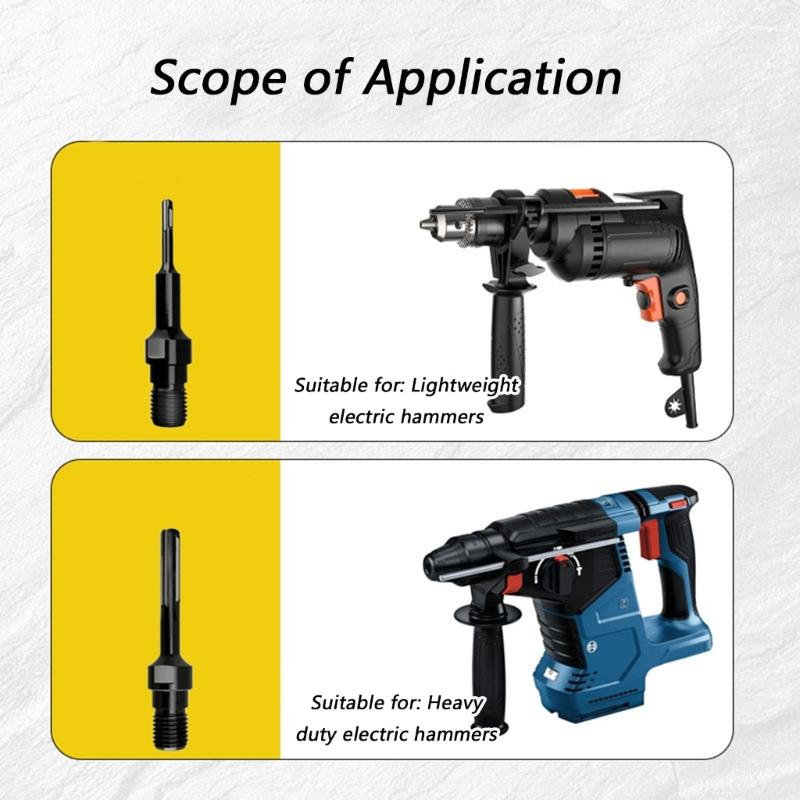 Heavy Duty Drill Extension Shank Rod With Reinforced Thread For Secure Drilling In Tight Space Industrial Applications