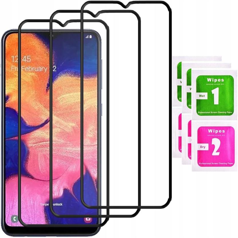 3x FULL SCREEN GLASS FOR SAMSUNG A10 / A10s FULL TEMPERED GLASS 5D