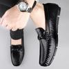 Пенни Лоферы Обувь Для Мужчин Туфли-лодочки 2025 Лето Деловая Кожа Черный Мужские Мокасины Мужские Водительские Повседневные Туфли Слипоны Балетки
