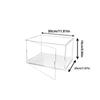 Acrylic Display Case with Door Collectibles Assemble Showcase Display Action Figures Toys Storage Organizing Desktop Storage Home Storage
