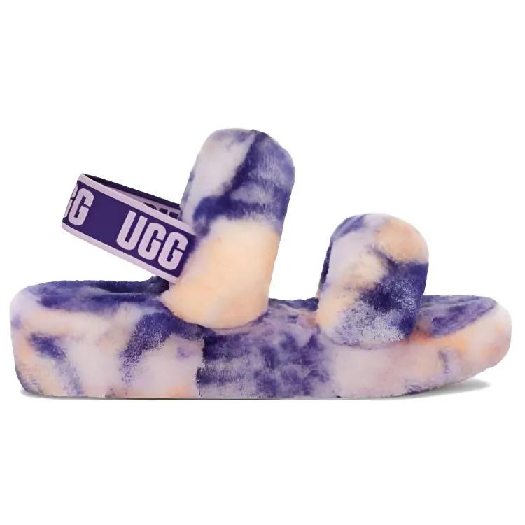 UGG Oh Yeah Stylish Sandal Women's Violet (Unisex) One-Strap Sandals 1122555 VNGH