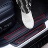 Car Door Threshold Protection, 4PCS Door Edge Step Dust Shield Cover, Car/SUV Universal Rubber Scratch Resistant Exterior Accessories