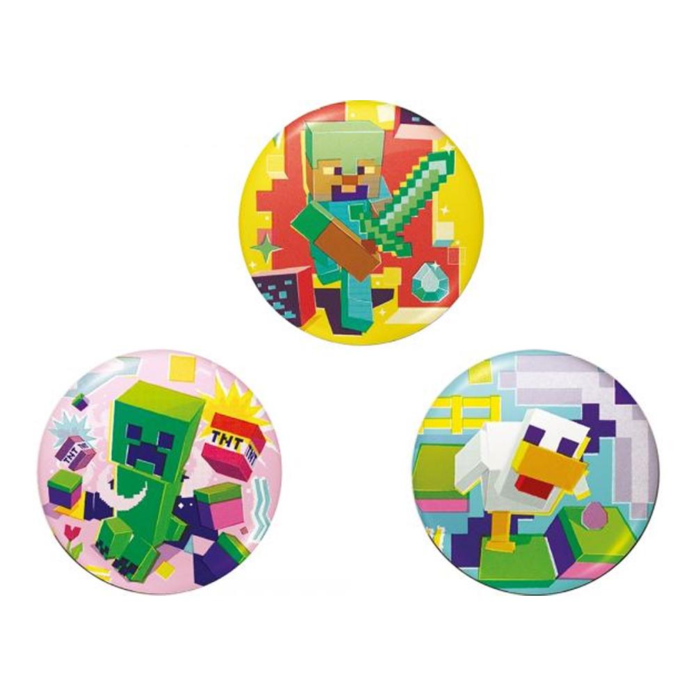 Minecraft Characters Badge Set