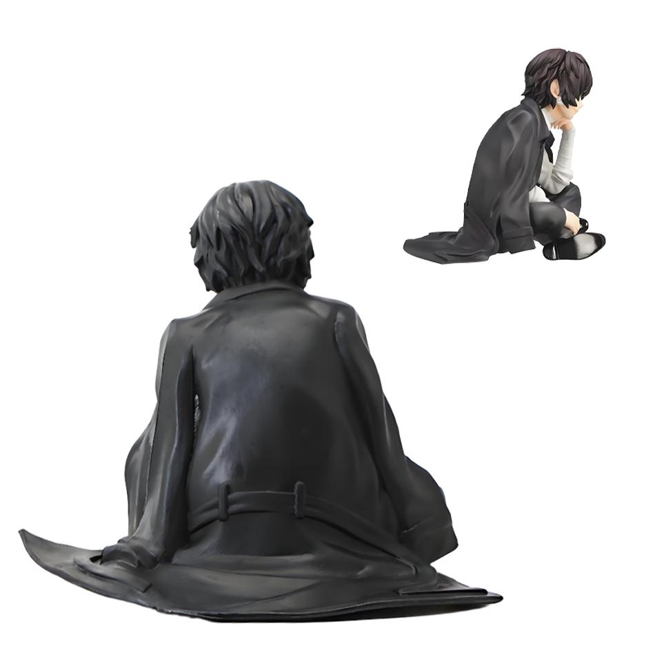 Чиби Bungo Stray Dogs Дазай Осаму Чуя Накахара Фигурка ПВХ Модель Японские Мультфильмы Фигурки Декор Коллекция Игрушка Подарок