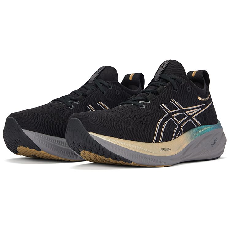 Asics Мужские кроссовки Gel Nimbus 26 Platinum Black Champagne 1011B922-001