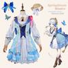 Kamisato Ayaka Cosplay Game   Springbloom Missive Ayaka Skin Costume Game  Cosplay Halloween Costumer