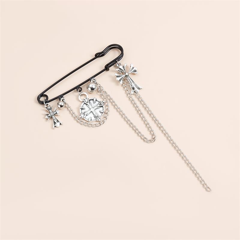 Элегантная брошь-кисточка с жемчужной цепочкой, модная женская одежда, декор, аксессуары, ювелирная булавка, булавки для регулировки талии брюк, подвеска для сумки, подарки