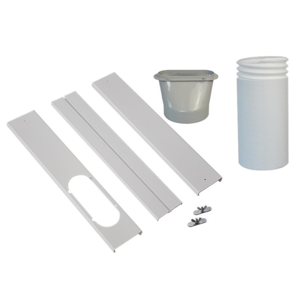 Портативный кондиционер Комплект для вентиляции окна Выхлопной шланг кондиционера Универсальный соединитель Регулируемый уплотнитель для окна Универсальная удлинительная труба для воздуховода