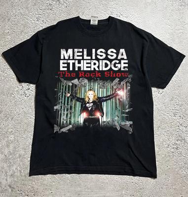 NEW Melissa Etheridge The Rock Show Black All Size T-Shirt BB432