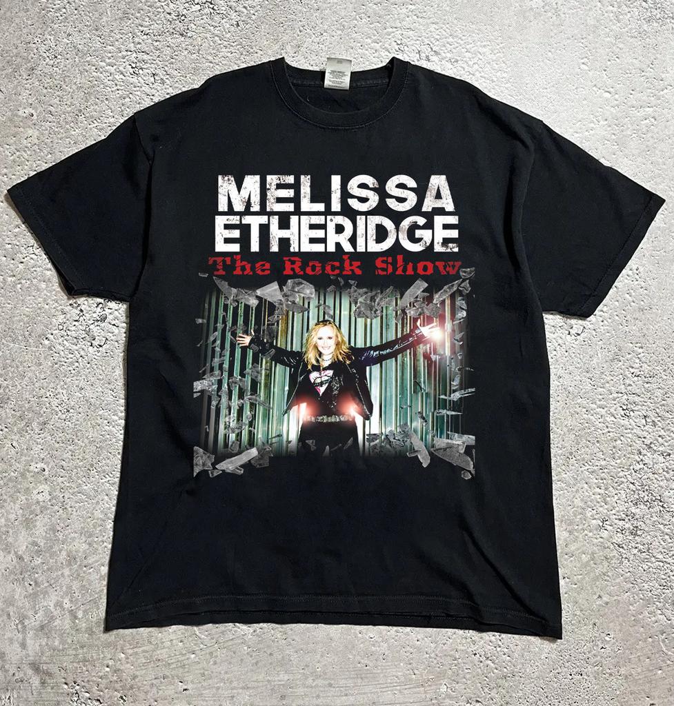 NEW Melissa Etheridge The Rock Show Black All Size T-Shirt BB432