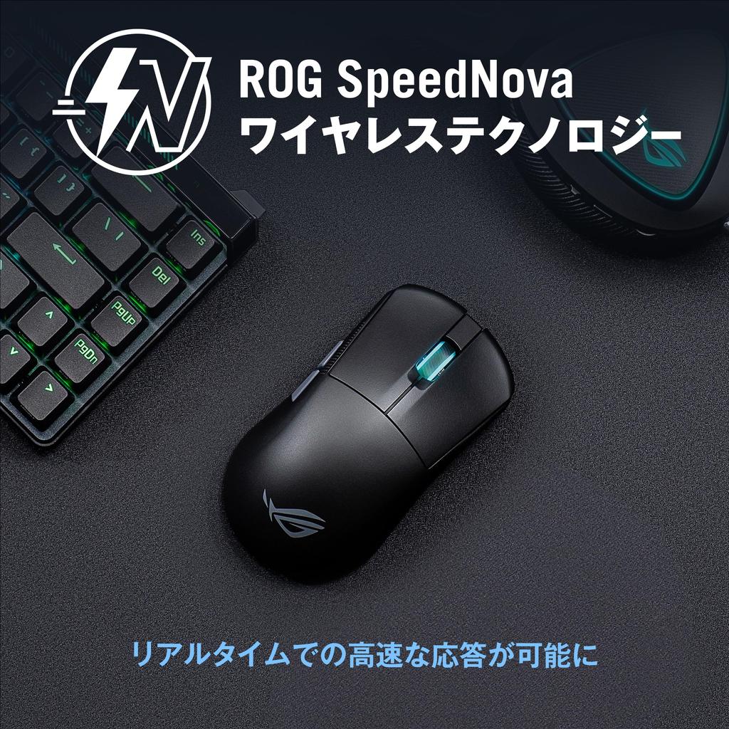 Asus Симметричная игровая мышь ROG HARPE ACE MINI 49 г с оптическим сенсором DPI ROG AimPoint Pro и авторизованным дистрибьютором ROG Optical