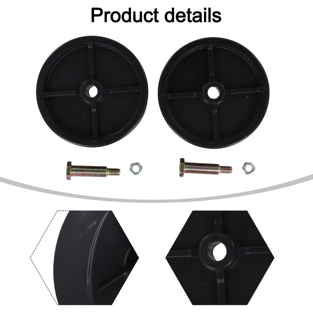 Deck Wheel and Hardware Set For for Troy and For Cadet Compatible with Various Models Including 1120337 7340973