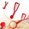 Cookie Scoop Scooper Easy Release Kitchen Tool Red Time Saving Disher Ice Cream for