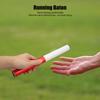 4PCS PVC Relay Baton Red and White Track and Field Baton Sports Running Baton  Field Race