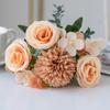 Artificial Plastic Rose Flowers Centerpieces Fake Plants Wedding Room Home Party  Gifts Handheld Arrangement Festival Diy table