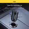 PISEN 30W Dual C-Port Fast Car Charger with Hidden Pull Ring, Compatible with Apple 15 & Huawei