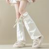 Subculture Leg Warmers for Women Girls Y2K Leg Warmer Sweet Cool Long Socks Gothic Harajuku Leg Cover Knee High Socks