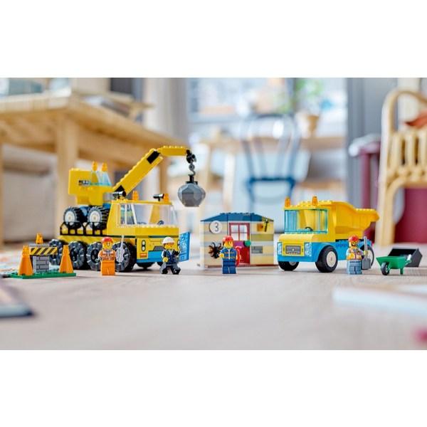 LEGO City 60391 Строительный грузовик, кран, разноцветные