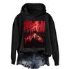 Women's And Men's Unisex Fashion Outfit Sweatsuit  Printed Long Sleeved  Casual Hooded Sweatshirt