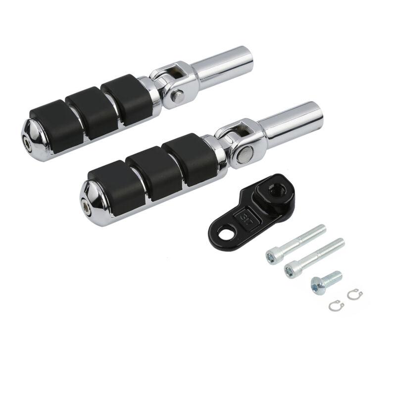Motorcycle Rear Passenger Footpegs Peg For Harley Softail Slim 2012-2017 FLSTSB 2008-2011