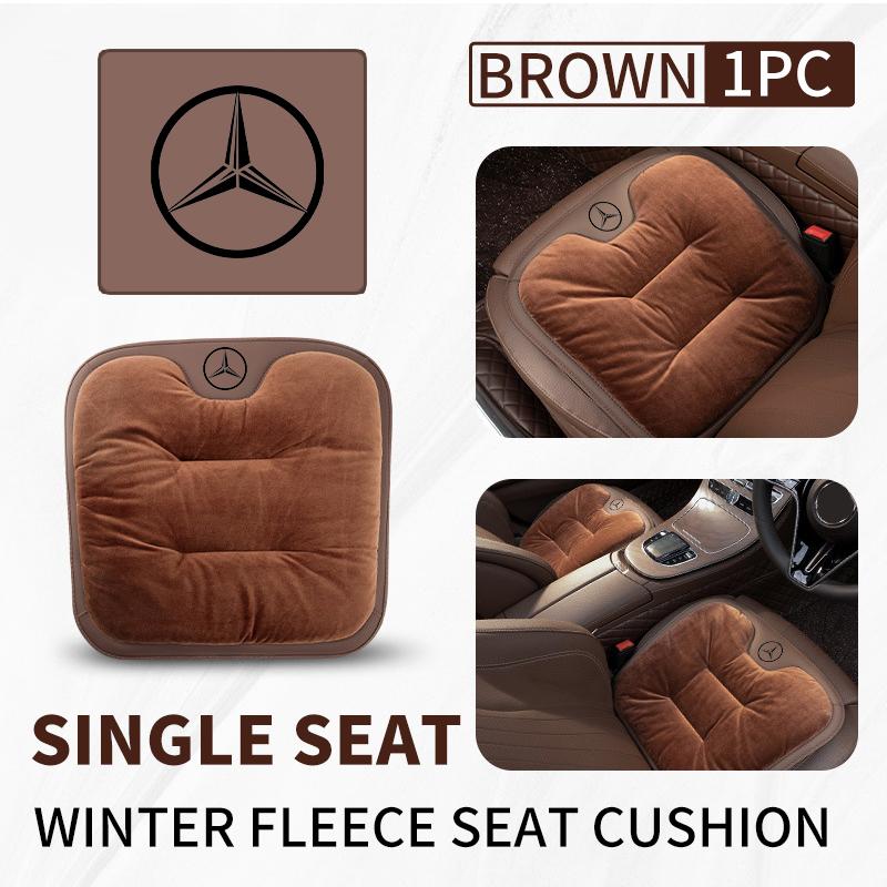 AABGW1 For Benz Car Seat Cushion Winter Plush Thickened Warmth Soft Cushion Seat Cover Accessories AMG Exclusive W204 W222 W205 W203