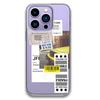 Персонализированный тег Для iPhone 16 15 14 11 12 13 Pro Max XS XR 8 7 Plus Прозрачный Чехол 16E
