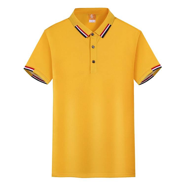 SGBL/TS 668 Fashionable Three-color Collar Cupro Cotton POLO