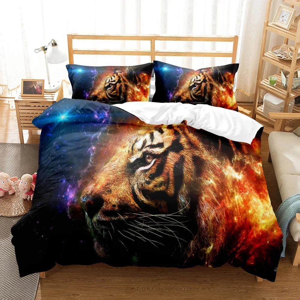 3DAnimal Duvet Cover Sets Design Bed Linen With Pillowcase Full Size Double King Queen Size Bl3D Tack White Bedding Set 3pcs