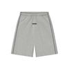 Fear of God Essentials Свободные флисовые шорты с кантом Бетонный меланж/Черный Мужские Брюки Серый 160SP254555F