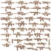 Нетоксичные 25/50/100 шт. Вторая мировая война Военные Армия Полиция Солдат Swat Оружие Пушка Строительные Блоки Фигурка Moc Аксессуары Модельные Кирпичики DIY Игрушка