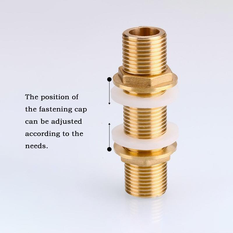 1~10 шт. BSP 1/2" L:30~120 мм Латунная Полностью Полая Резьбовая Трубка Ниппель DIY Аксессуары для Освещения Основание для Освещения Соединительные Аксессуары