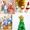 Polystyrene Foam Balls Mini Christmas Ornaments Crafts Christmas Balls  Wedding