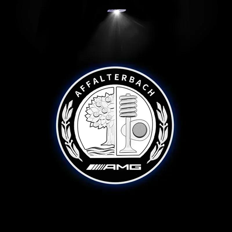 LED Car Door HD Laser Projector Lights Door Welcome Lamp For Mercedes Benz A C E GLC GLA GLE W205 W212 W213 X253 X156 W166