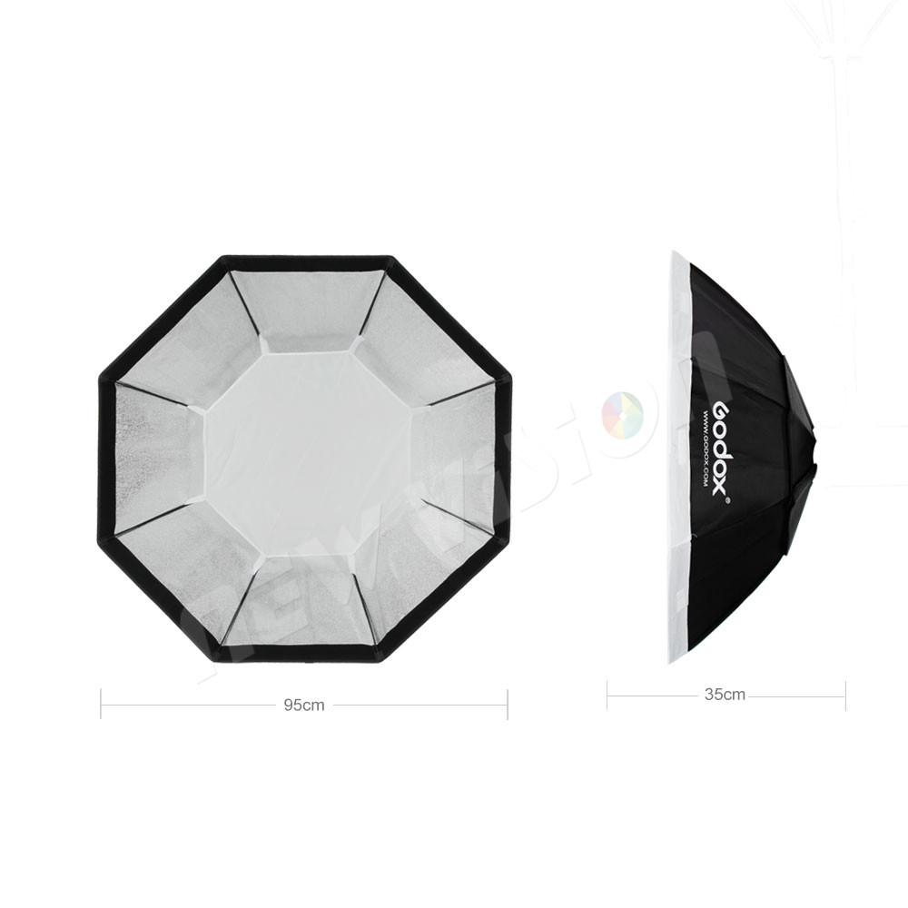 Godox 95cm 120cm 140cm Studio Octagon Honeycomb Grid Softbox Reflector Softbox with Bowens Mount for Studio Strobe Flash Light
