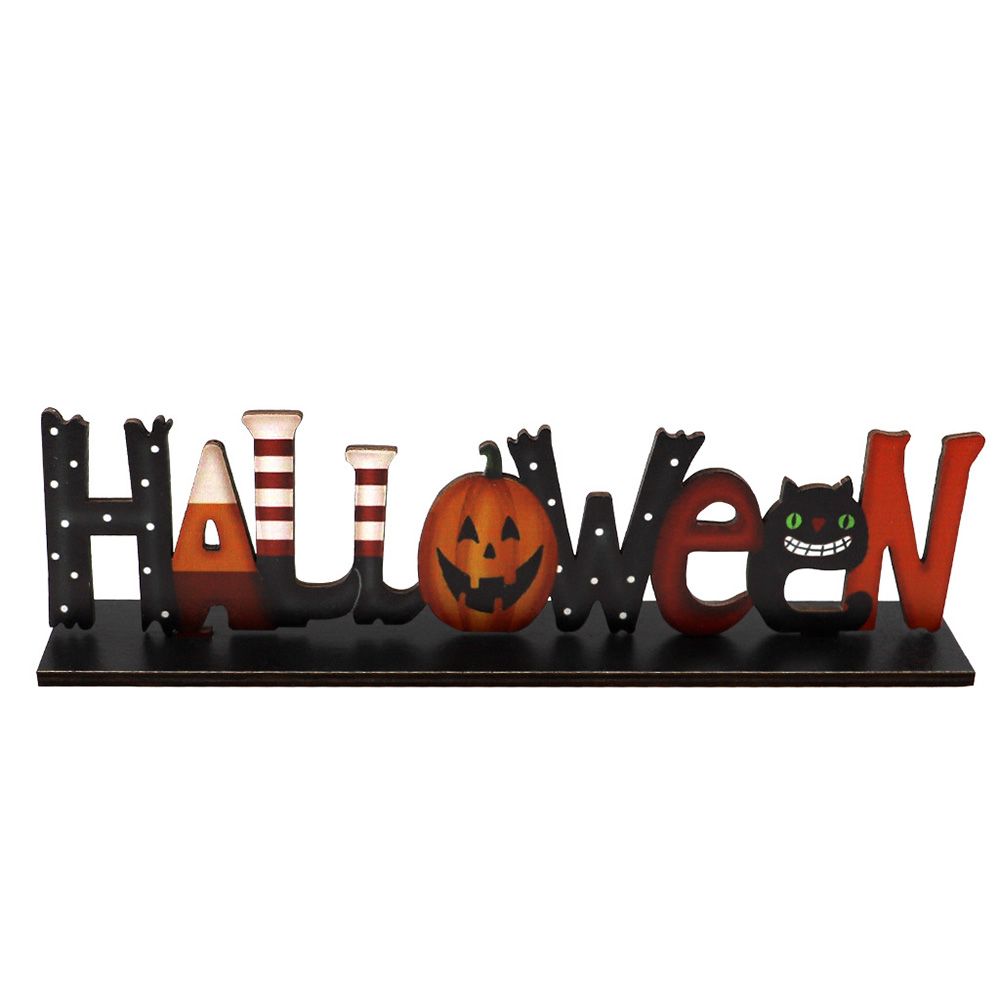 Table Decor Home Accessories Letters Ornaments Sign Backdrop Halloween Decoration Table Decoration