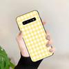 Простой шикарный чехол для телефона с решетчатым узором для Samsung S 9 10 20 21 22 23 30 23 24 plus lite Ultra FE S10lite Funda