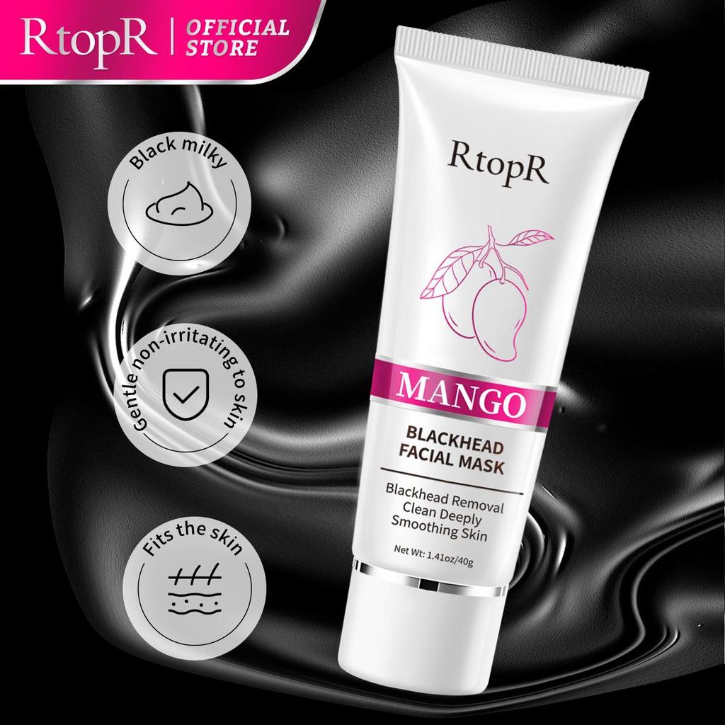 RtopR Mango Blackhead Remover Acne Treatment Nose Oil-control Mud Pore Strip Mask Whitening Cream Peel Off Mask Nose Peel Skin Care
