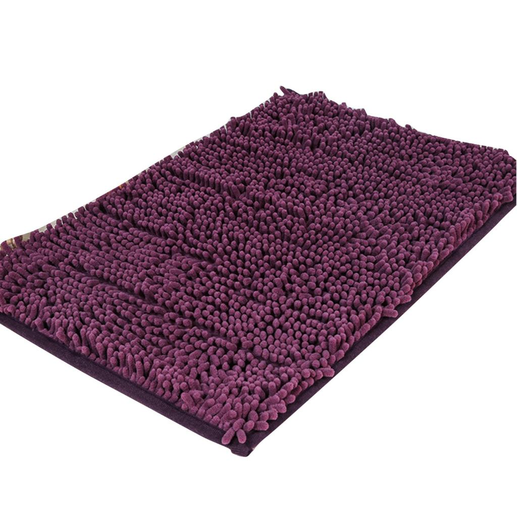 Chenille Bathroom Non- Water-absorbent Floor Mats Foot Mats Bathroom Household Doorway Carpet Entry Door Mat Bed Side Mats