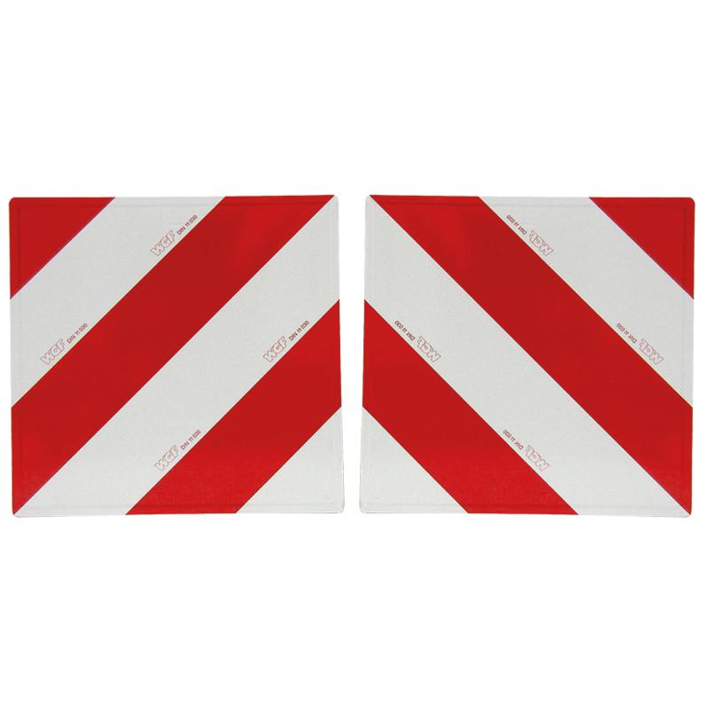 Set of warning signs type 1, galvanized steel