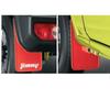 Suzuki Jimny JB64W XG XL XC Комплект грязевых щитков с креплениями Jimny, 4 шт., Красный, с логотипом, 72201-77R00-RD1