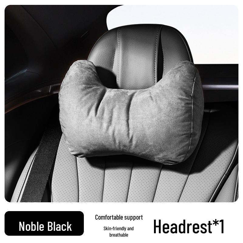 Maybach Mercedes Neck Protection Suede Pillow - High-end Car Seat Headrest