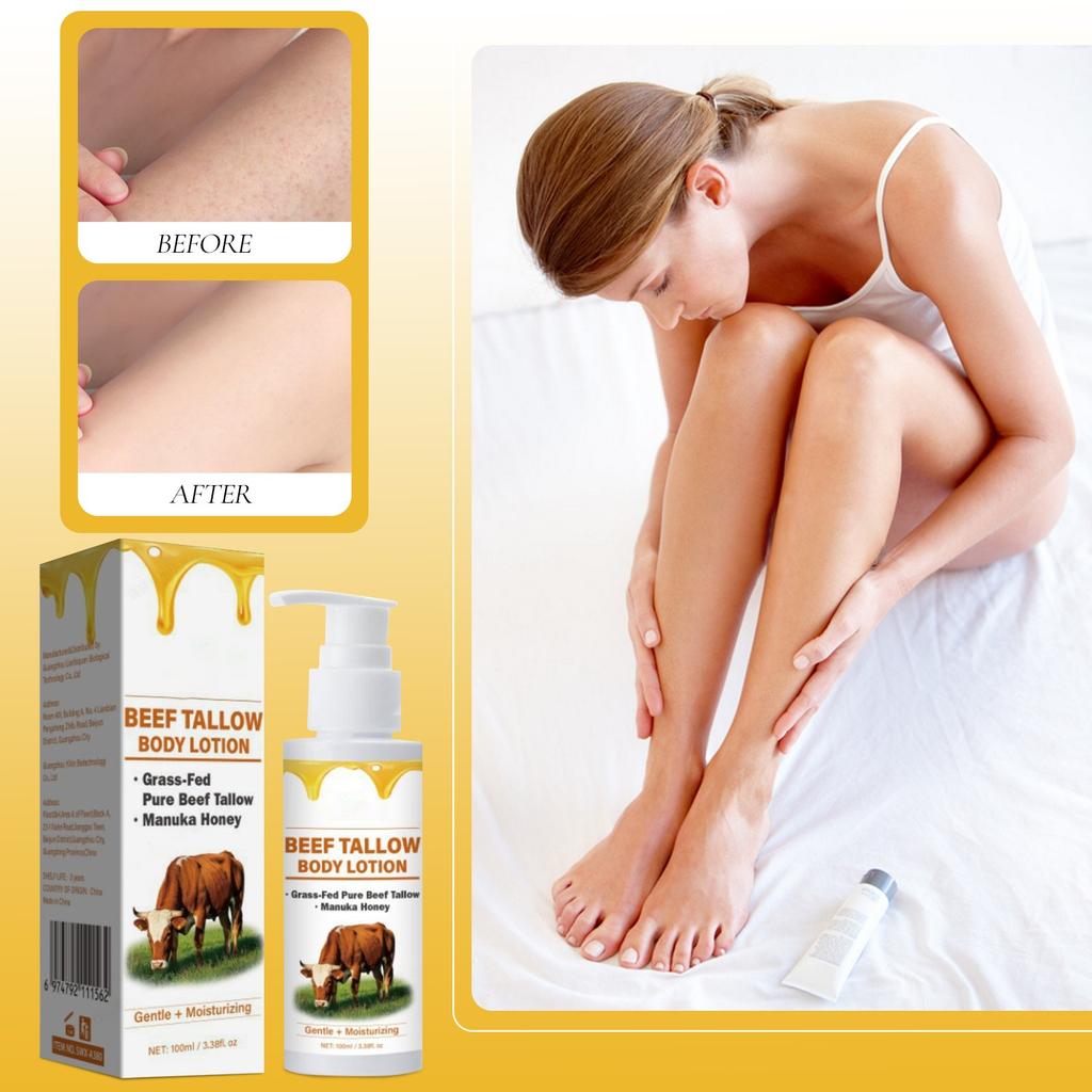 Beef Body Lotion Moisturising & Nourishing Skin Care 100ml